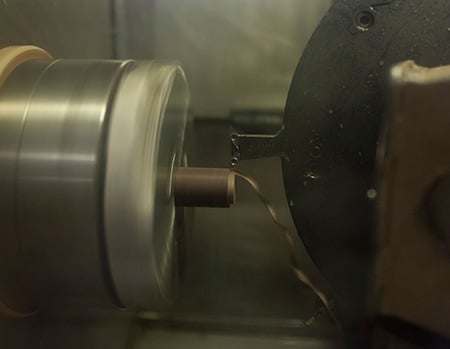 Machined rubber and plastics